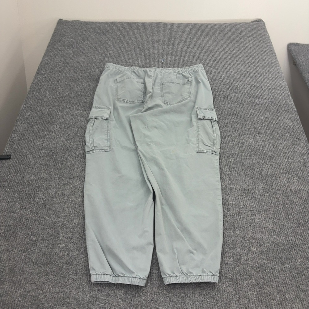 American Eagle Cargo Pants Mens 39x28 Sage Green Cotton Stretch Jogger Utility - Picture 6 of 9